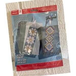 Diamond Art Sparkle Bookmarks Craft‎ Kit Makes 2 Gem Art DIY Projects